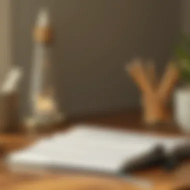 Reflective journaling on personal goals