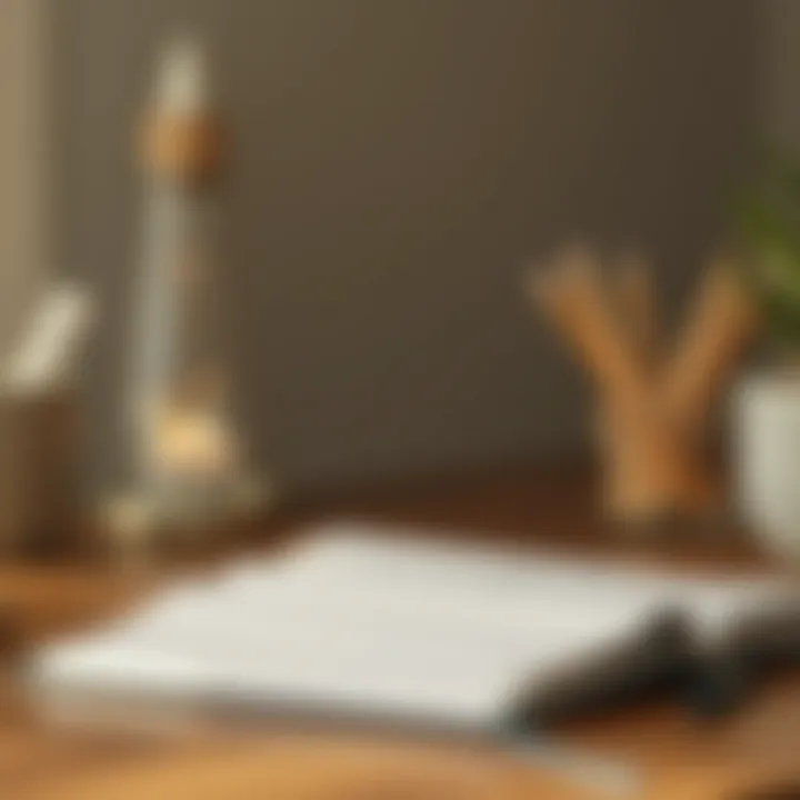 Reflective journaling on personal goals