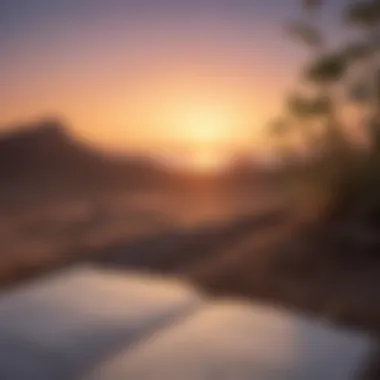 Embracing New Beginnings A sunrise over a horizon illustrating new beginnings and motivation