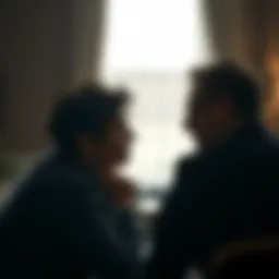 A thoughtful person engaged in a deep conversation