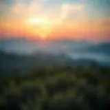 A serene landscape reflecting tranquility