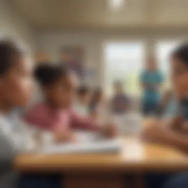 Diverse Educational Approaches An engaging depiction of diverse approaches in educational settings