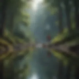 A serene landscape reflecting introspection