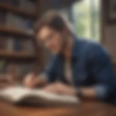 Reader Engaged in Personal Development Through Literature Reader engaged in personal development through literature