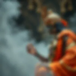 The profound dialogue between Arjuna and Krishna