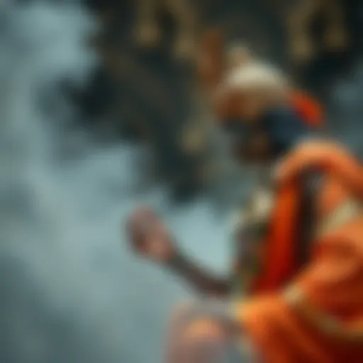 The profound dialogue between Arjuna and Krishna