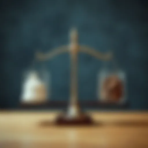 Balancing Good and Bad Habits A visual representation of contrasting habits with a scale balancing good and bad practices.