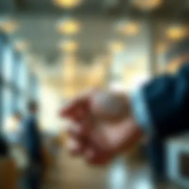 A close-up of a handshake symbolizing trust