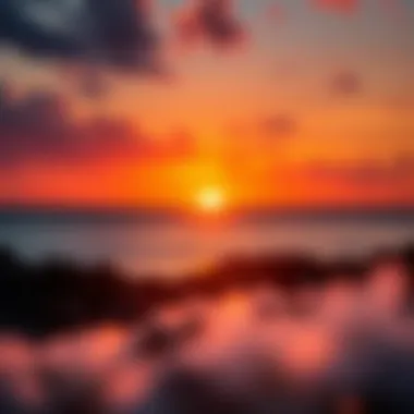 The Beauty of Change A vibrant sunset symbolizing transformation