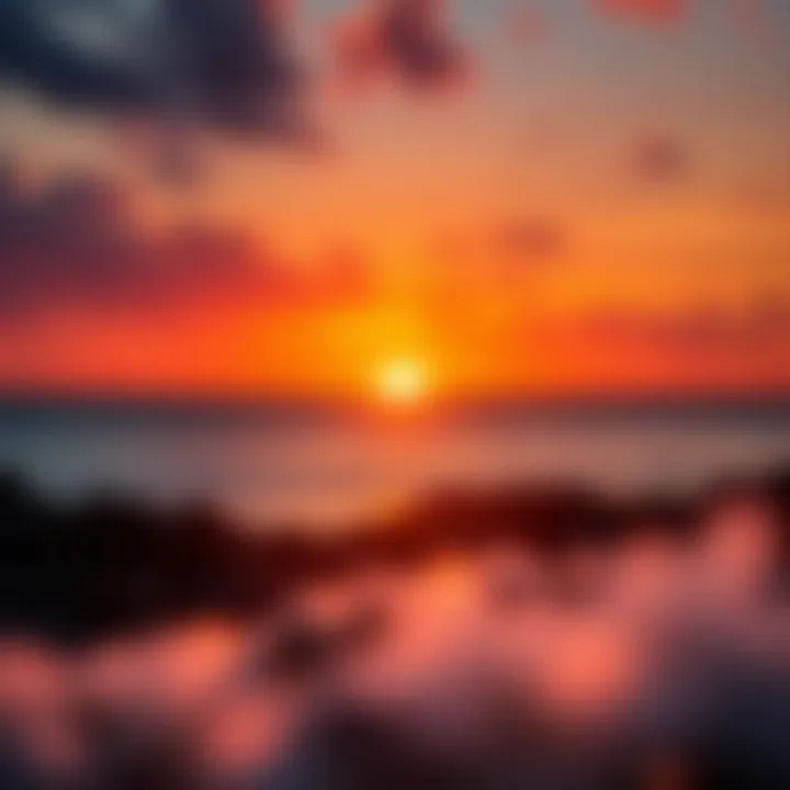 The Beauty of Change A vibrant sunset symbolizing transformation