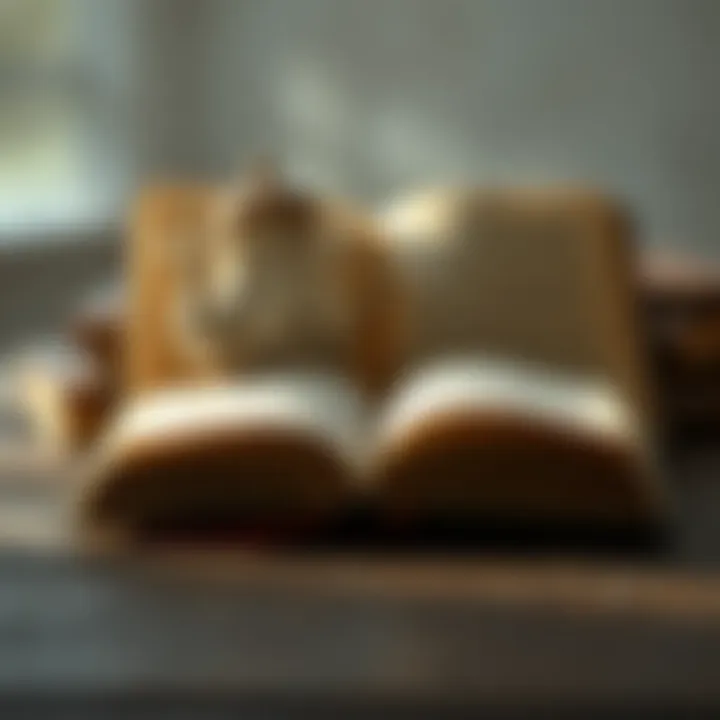 An open book showcasing a collection of impactful quotes