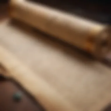 Scroll of Financial Wisdom A scroll containing financial wisdom
