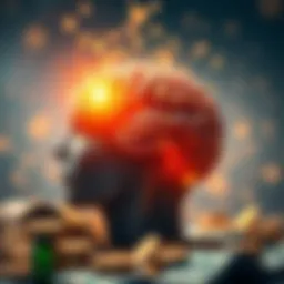 Conceptual representation of wealth mindset