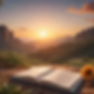 Optimism and New Beginnings at Sunrise A vibrant sunrise representing new beginnings and optimism
