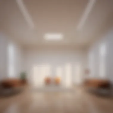 Sanctuary of Silence: A Minimalist Space An empty room with soft lighting and minimal decor
