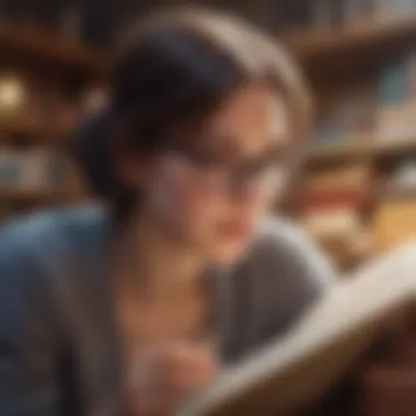 Embracing Efficient Learning Techniques A person engaged in focused reading