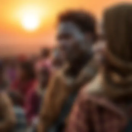 The Journey of Hope and Resilience A depiction of the journey of individuals during the Great Migration