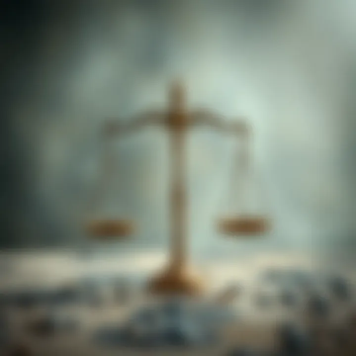 Equilibrium in Relationships A balanced scale representing the equilibrium in relationships