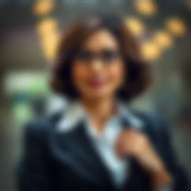 The Essence of Executive Presence A captivating leader displaying confidence and poise