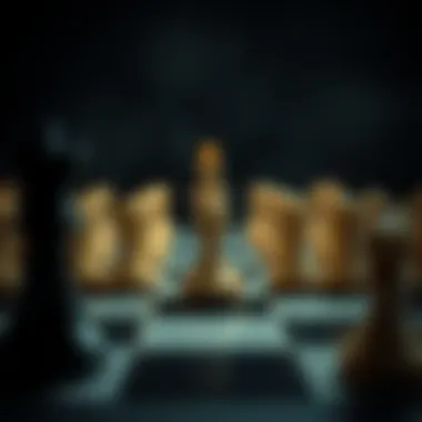 Strategic Maneuvering A chessboard symbolizing strategy