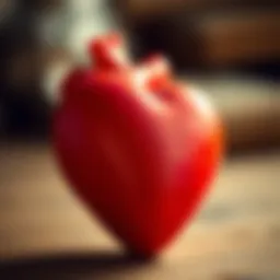 A heart symbolizing love languages