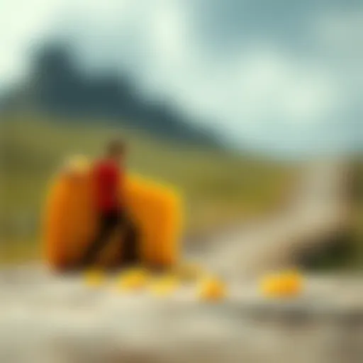 Illustration depicting the journey of change and adaptation.